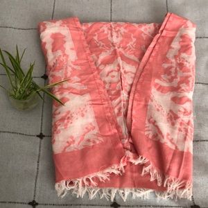 Pink Patterned scarf